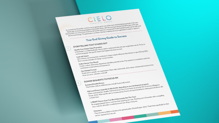 Year-End Giving Guide to Success